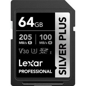 Memoria Lexar SDXC Pro 64GB Silver Plus
