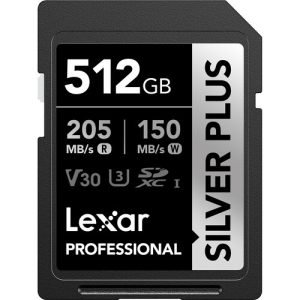 Memoria Lexar SDXC Pro 512GB Silver Plus
