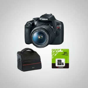 Kit Cámara Canon T7 + Lente 18-55 + Memoria 64gb + Bolso Pro