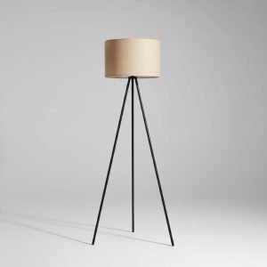 Lámpara De Pie Shutter Modelo Moderna Y Elegante Color Negro