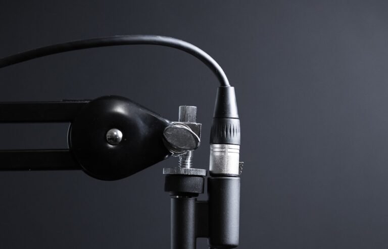 Micrófono de estudio para grabación de audio